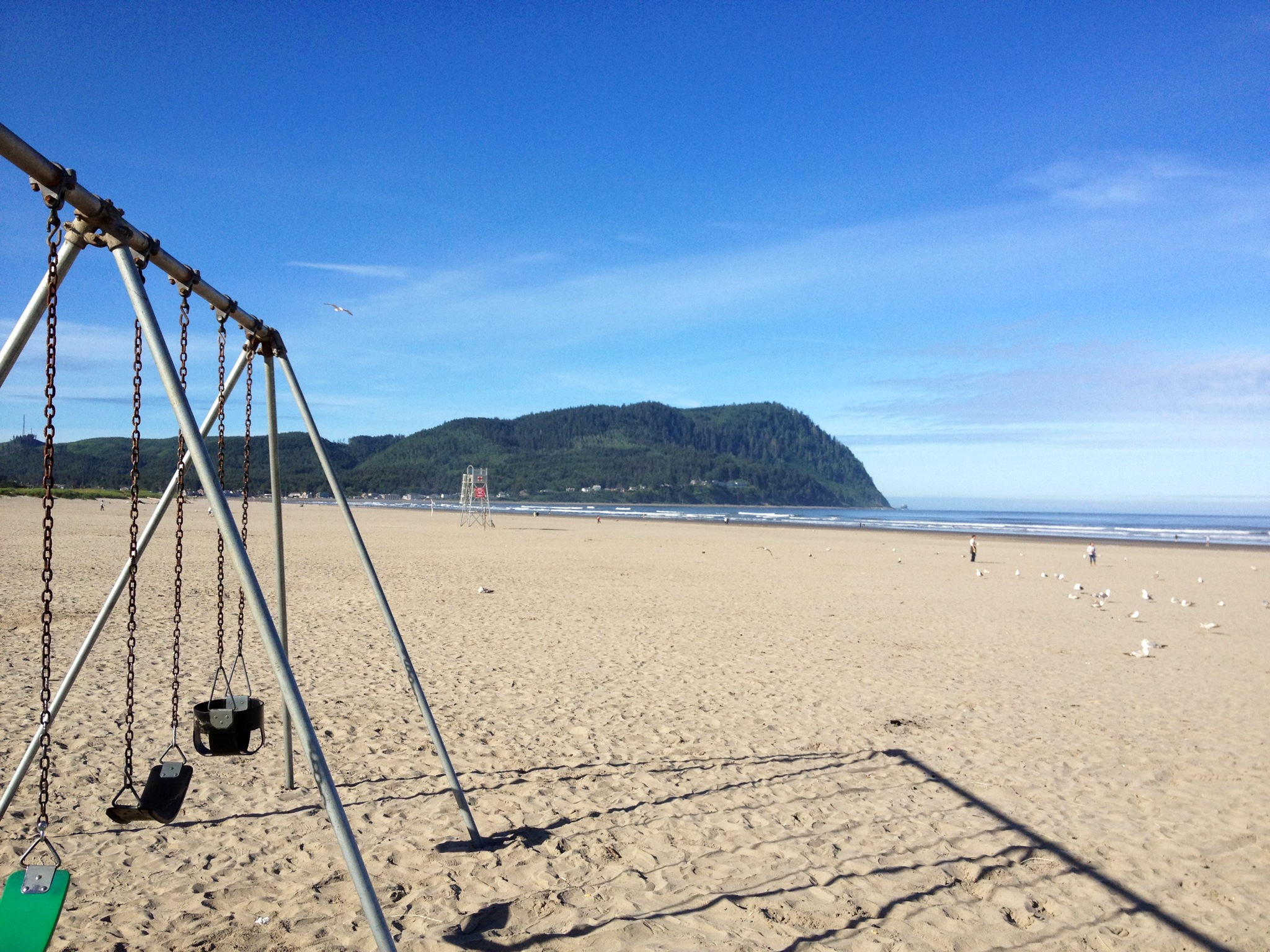 Relaxing and Sunning in Seaside Oregon