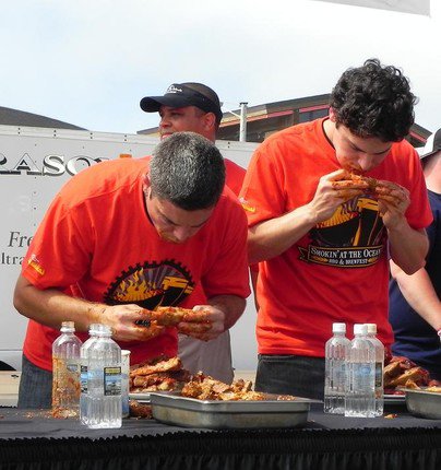 The McKirdy Bros Professionally Eating Ribs