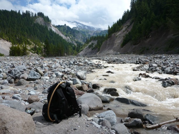 Sandy River and Mt Hood