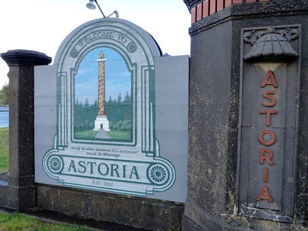 astoria oregon sign