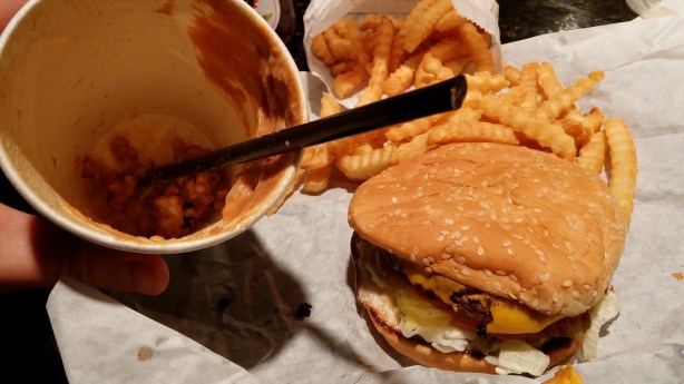 c and l burger shake